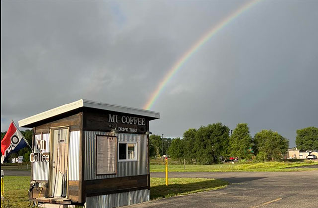 MI Coffee Drive-thru in Interlochen, Michigan